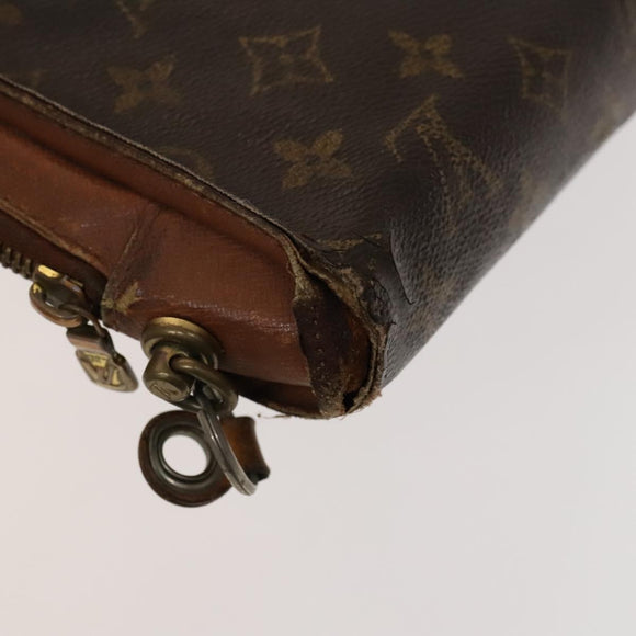 LOUIS VUITTON Monogram Clutch Bag 2 Set LV Auth bs24403