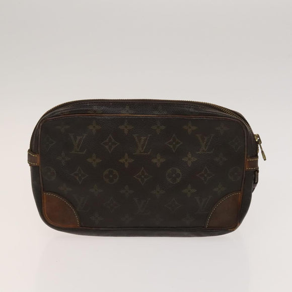 LOUIS VUITTON Monogram Clutch Bag 2Set  LV Auth bs24403