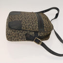 CELINE Macadam Canvas Shoulder Hand Bag PVC Canvas 3 Set Brown Navy Auth bs24405-17