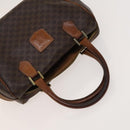 CELINE Macadam Canvas Shoulder Hand Bag PVC Canvas 3Set Brown Navy Auth bs24405-5