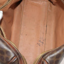 CELINE Macadam Canvas Shoulder Hand Bag PVC Canvas 3 Set Brown Navy Auth bs24405-7