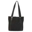 BVLGARI Logo mania Shoulder Bag Nylon Black Silver Auth bs24412-13