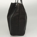 BVLGARI Logo mania Shoulder Bag Nylon Black Silver Auth bs24412-3