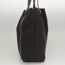 BVLGARI Logo mania Shoulder Bag Nylon Black Silver Auth bs24412-4