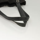 BVLGARI Logo mania Shoulder Bag Nylon Black Silver Auth bs24412-7