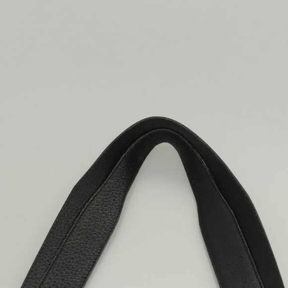 BVLGARI Logo mania Shoulder Bag Nylon Black Silver Auth bs24412