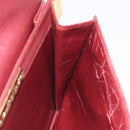CARTIER Must Line Shoulder Bag Leather Bordeaux Gold Auth bs24414-19