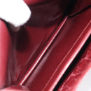 CARTIER Must Line Shoulder Bag Leather Bordeaux Gold Auth bs24414-21