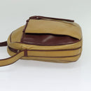CARTIER Shoulder Bag Leather Yellow Gold Auth bs24418-3