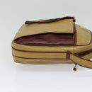 CARTIER Shoulder Bag Leather Yellow Gold Auth bs24418-4