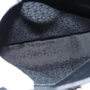 CELINE C Macadam Canvas Hand Bag Black Silver Auth bs24420-20