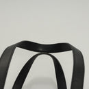 CELINE C Macadam Canvas Hand Bag Black Silver Auth bs24420-8