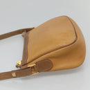 LOEWE Anagram Shoulder Bag Leather Yellow Auth bs24428-4