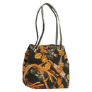 LOEWE Shoulder Bag Canvas Yellow Auth bs24429-1