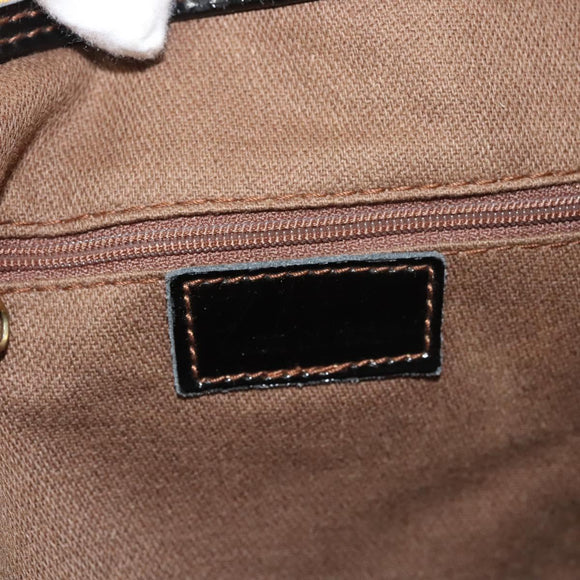 LOEWE Shoulder Bag Canvas Yellow Auth bs24429