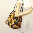 LOEWE Shoulder Bag Canvas Yellow Auth bs24429-20