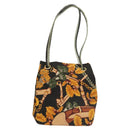 LOEWE Shoulder Bag Canvas Yellow Auth bs24429-2