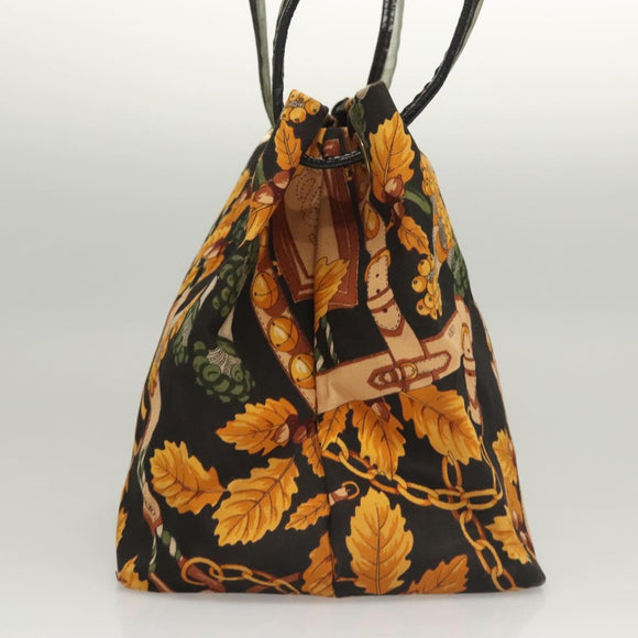 LOEWE Shoulder Bag Canvas Yellow Auth bs24429