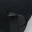 GUCCI GG Canvas Tote Bag Black Gold 305585 Auth bs24442-9