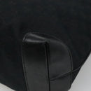 GUCCI GG Canvas Tote Bag Black Gold 305585 Auth bs24442-15