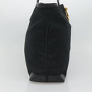 GUCCI GG Canvas Tote Bag Black Gold 305585 Auth bs24442-3