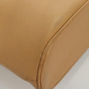 CHANEL Shoulder Bag Calf Skin Beige CC Auth bs24445-10
