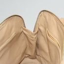 CHANEL Shoulder Bag Calf Skin Beige CC Auth bs24445-20