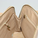 CHANEL Shoulder Bag Calf Skin Beige CC Auth bs24445-21