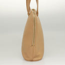 CHANEL Schoudertas Kalfsleer Beige CC Auth bs24445-3