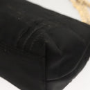 CHANEL Chain Shoulder Bag Nylon Black Gold CC Auth bs24449-17