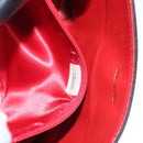 CHANEL Chain Shoulder Bag Nylon Black Gold CC Auth bs24449-12