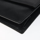 GIVENCHY Shoulder Bag Leather Black Gold Auth bs24469-10