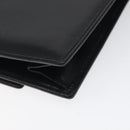 GIVENCHY Shoulder Bag Leather Black Gold Auth bs24469-13