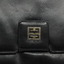 GIVENCHY Shoulder Bag Leather Black Gold Auth bs24469-14