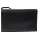 GIVENCHY Shoulder Bag Leather Black Gold Auth bs24469-3