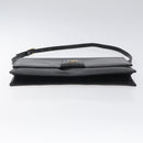 GIVENCHY Shoulder Bag Leather Black Gold Auth bs24469-9