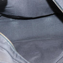 HERMES Her Line MM Hand Bag Canvas Gray Silver Auth bs24473-11