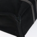 HERMES Fourre Tout PM Hand Bag Canvas Black Silver Auth bs24474-14