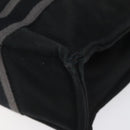 HERMES Fourre Tout PM Hand Bag Canvas Black Silver Auth bs24474-15