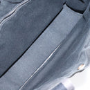 HERMES Fourre Tout PM Hand Bag Canvas Black Silver Auth bs24474-11