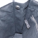 HERMES Fourre Tout PM Hand Bag Canvas Black Silver Auth bs24474-18