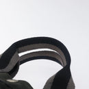 HERMES Fourre Tout PM Hand Bag Canvas Black Silver Auth bs24474-8