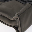 HERMES Fourre Tout PM Hand Bag Canvas Black Gray Silver Auth bs24475-15