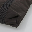 HERMES Her Line Kabas Tote Bag Canvas Gray Silver Auth bs24476-10