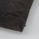 HERMES Her Line Kabas Tote Bag Canvas Gray Silver Auth bs24476-12