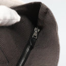 HERMES Her Line Kabas Tote Bag Canvas Gray Silver Auth bs24476-14