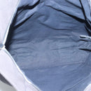 HERMES Her Line Kabas Tote Bag Canvas Gray Silver Auth bs24476-15