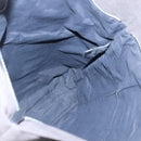 HERMES Her Line Kabas Tote Bag Canvas Gray Silver Auth bs24476-16