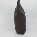 HERMES Her Line Kabas Tote Bag Canvas Gray Silver Auth bs24476-5