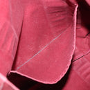 HERMES Fourre Tout cabas Tote Bag Canvas Red Navy Auth bs24477-12